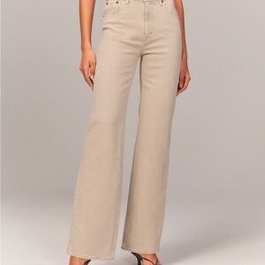 Women's Beige Jeans
